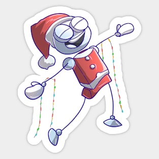 Christmas Bot Sticker